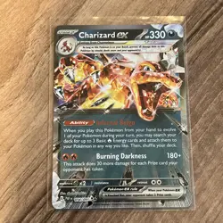 Pokemon - Charizard ex - 054/091 - SV Paldean Fates - Half Art Card - Image 1
