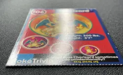 Charizard #06 Burger King PokeTrivia Card Pokemon TCG MP/DMG - Image 5