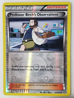REVERSE Professor Birch's Observations 134/160 VLP - Primal Clash Pokemon Card - Image 1