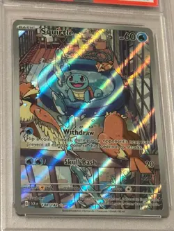 PSA Mint 10 Squirtle 148/142 Stellar Crown Pokemon TCG English Graded Card - Image 2
