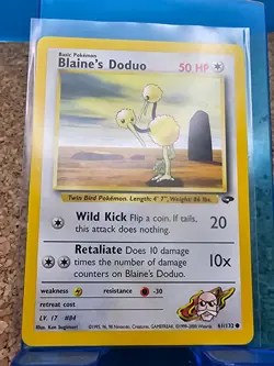 Gym Heroes Gym Challenge WoTC Vintage Pokemon Cards 11/13 - Image 2