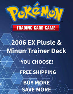 2006 EX Plusle & Minun Trainer Deck Vintage Pokemon TCG Cards You Choose! 11/13 - Image 1