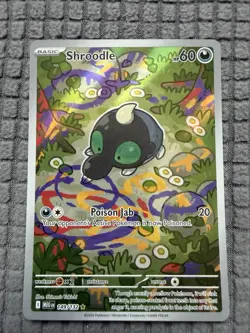 Pokemon TCG Mega Evolutions Shroodle Illustration Rare Card 149/132 English - Image 1