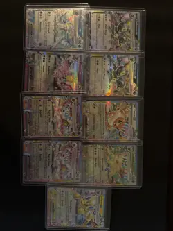 Prismatic Evolutions Card Lot, 2 Umbreon, Eevee, Leafeon, Vaporeon, Espeon, Etc - Image 1