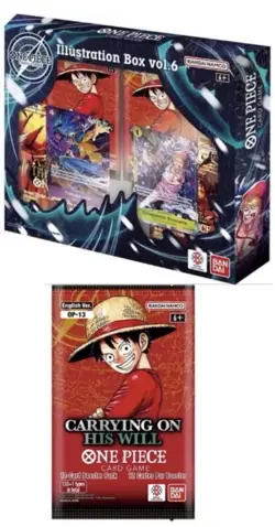 Bandai Trading Card Games One Piece Illustration Box Vol 6 PRESALE- jan-16th!! - Image 1