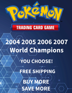 2004 2005 2006 2007 World Champions Vintage Pokemon TCG Cards You Choose! 11/21 - Image 1