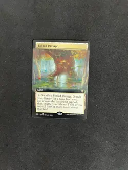 Fabled Passage (Extended Art) [Throne of Eldraine] Magic MTG Cards NM/LP - Image 1
