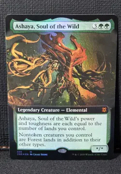 Ashaya, Soul of the Wild (Extended) Foil - Zendikar Rising (ZNR) MTG - 358 NM - Image 1
