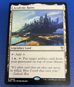 Academy Ruins - Commander: Aetherdrift (DRC) (Near Mint) - Image 1