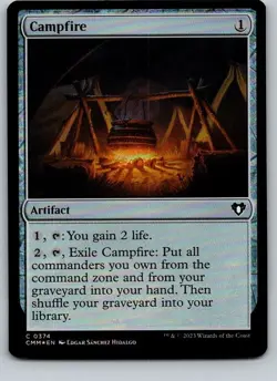 Campfire - CMM - FOIL - 374 - MTG - Image 1