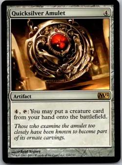 Quicksilver Amulet - Magic 2012 (M12) (214) | NM | [M12] - Image 1