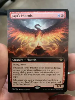 MTG - Jaya's Phoenix - Extended Art - Commander Masters - Magic the Gathering - Image 1