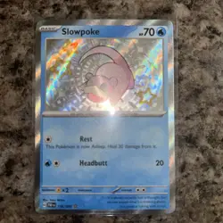 Pokemon Slowpoke 116/091 Paldean Fates Shiny Holo Rare NM Condition - Image 1
