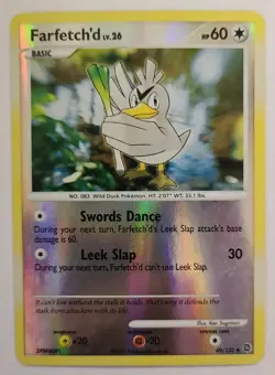 Pokemon FARFETCH'D 49/132 Reverse Holo Secret Wonders - Played 🍒 - Image 2