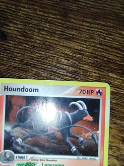 Pokemon Houndoom 7/115 Ex Unseen Forces Rare Holo - Image 3