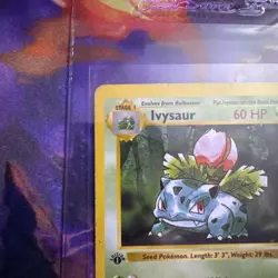 Ivysaur Pokemon Base Set 1st edition Shadowless Uncommon 30/102 - Image 4