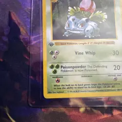 Ivysaur Pokemon Base Set 1st edition Shadowless Uncommon 30/102 - Image 5