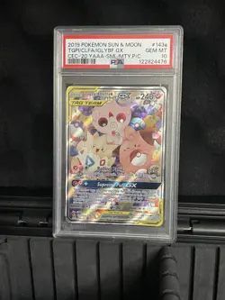Pokemon Togepi & Cleffa & Igglybuff GX 143A/236 Alt Art Tag Team GEM MINT PSA 10 - Image 1