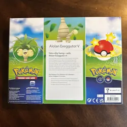 POKEMON TCG POKEMON GO COLLECTION ALOLAN EXEGGUTOR V (4 BOOSTER PACKS + 2 PROMO) - Image 2
