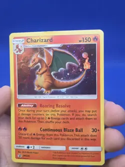 2019 Pokemon Sun & Moon Charizard SM226 Black Star Promo MP - Image 2