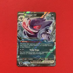 Gengar ex 104/162 Temporal Forces Double Rare Pokemon TCG - Image 1