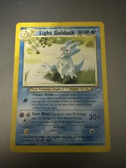 Light Golduck - 47/105 - Neo Destiny Pokemon - Vintage 2000 - Image 1