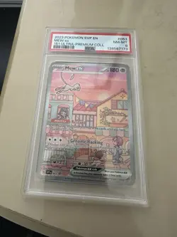2023 POKEMON SVP EN-SV PROMO 151 ULTRA-PREMIUM COLLECTION #053 MEW EX PSA 8 - Image 1