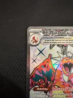 Pokemon TCG Charizard EX Obsidian Flames 215/197 Mint Condition - Image 2