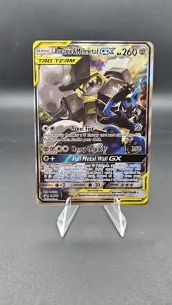 Pokemon TCG Lucario & Melmetal GX SM192 Promo Tag Team Alt Art 2017 English - Image 1