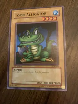 Yu-Gi-Oh Toon Alligator SDP-009 Starter Deck Pegasus 1st Edition Rare TCG LP - Image 2