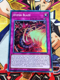 Hyper Blaze sdsa-en034 1st Edition (M/NM+) Super Rare Yu-Gi-Oh! - Image 1