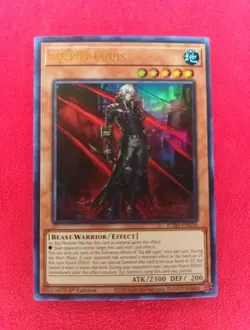 Yu-Gi-Oh! K9-00 Lupis Ultra Rare 1st Edition NM Justice Hunters JUSH-EN034 - Image 1