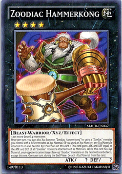 Zoodiac Hammerkong MACR-EN047 Yu-Gi-Oh! Card Light Play Unlimited - Image 1