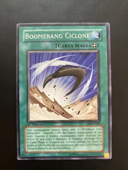Yu Gi Oh Boomerang Ciclone Soi-it042 Rara 1ed ITA Ex - Image 1