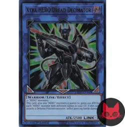 Yugioh Xtra HERO Dread Decimator LEHD-ENA00 Ultra Rare 1st Edition NM - Image 1