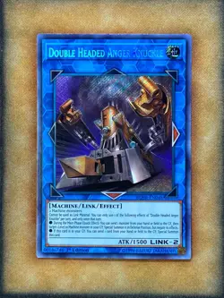 Yugioh Double Headed Anger Knuckle BLHR-EN048 Secret Rare 1st Ed NM - Image 1