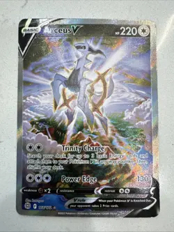 Arceus V 166/172 - Brilliant Stars - Alternate Full Art -Ultra Rare Pokemon Card - Image 1