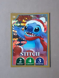 Morrisons Christmas Party 2025 Disney Trading Cards no.14 Stitch - Image 1
