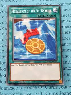 Medallion of the Ice Barrier SDFC-EN030 Yu-Gi-Oh Card 1st Edition - Image 1