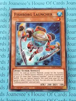 Fishborg Launcher SDFC-EN024 Yu-Gi-Oh Card 1st Edition - Image 1