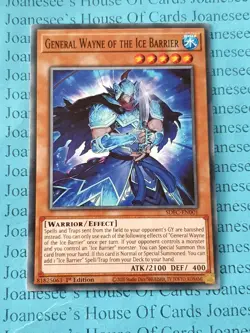 General Wayne of the Ice Barrier SDFC-EN001 Yu-Gi-Oh Card 1st Edition - Image 1