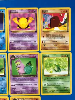 Vintage Pokemon Cards Team Rocket Lot Of 10 Non Holo LP-MP Charmander Squirtle - Image 3