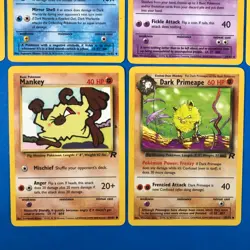 Vintage Pokemon Cards Team Rocket Lot Of 10 Non Holo LP-MP Charmander Squirtle - Image 4