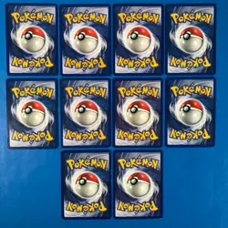 Vintage Pokemon Cards Team Rocket Lot Of 10 Non Holo LP-MP Charmander Squirtle - Image 5