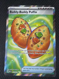 Buddy-Buddy Poffin 167/132 Mega Evolution Full Art Pokemon Card - Image 1