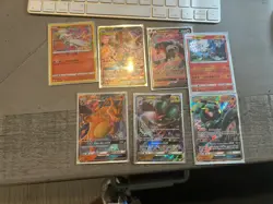 Pokemon 100 Plus Card Lot Charizard And First Edition - Image 1