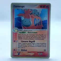 Pokemon TCG Karte - Camerupt Holo 3/100 ex Crystal Guardians deutsch - Image 1