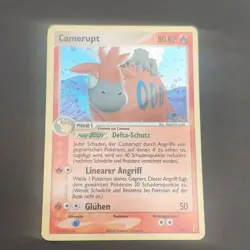 Pokemon TCG Karte - Camerupt Holo 3/100 ex Crystal Guardians deutsch - Image 2