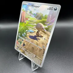 Pokemon Paldean Wooper 102/094 Phantasmal Flames Illustration Rare Holo TCG Card - Image 3
