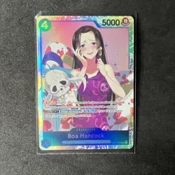 One Piece Card Game English Boa Hancock OP01-078 Romance Dawn Super Rare SR NM - Image 1